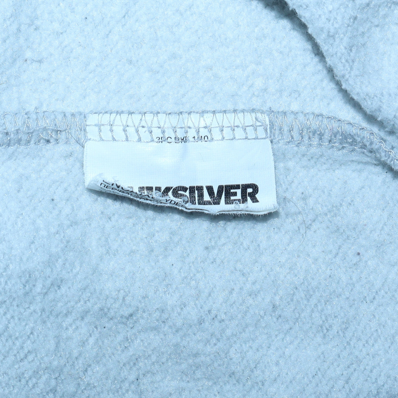 Quiksilver Men's Grey Full Zip Hooded Sweatshirt Size M