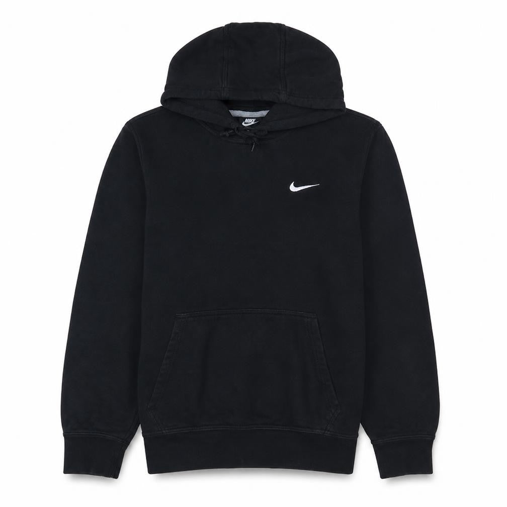 Nike Womens Black Pullover Hoodie Small Fleece Lined Casual