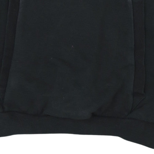 Puma Boys Black Pullover Hoodie 14 Years Logo Graphic Cotton Blend