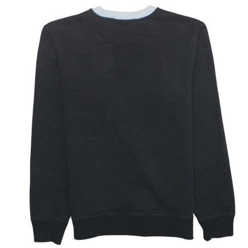 Calvin Klein Jeans Men's Black Embroidered Sweatshirt M Pullover