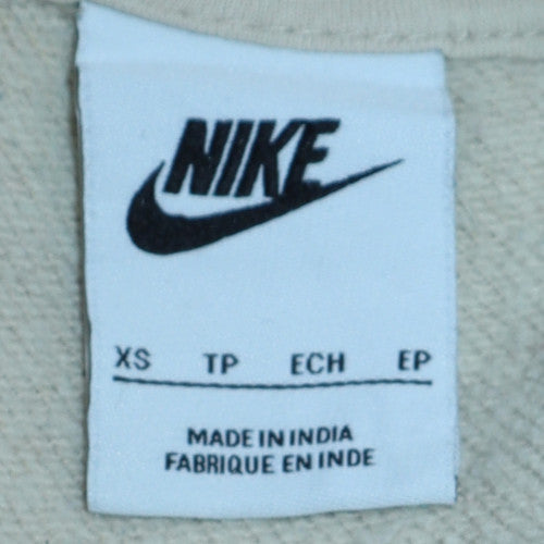 Nike Men's Beige XS Pullover Crew Neck Sweatshirt