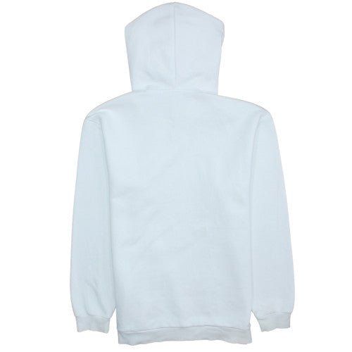 Adidas Men's White Pullover Hoodie Medium Fleece Sportswear