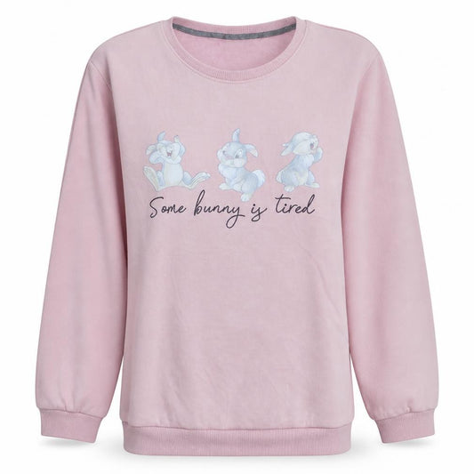 Disney Women Pink Thumper Sweatshirt UK M Pullover Crew Neck