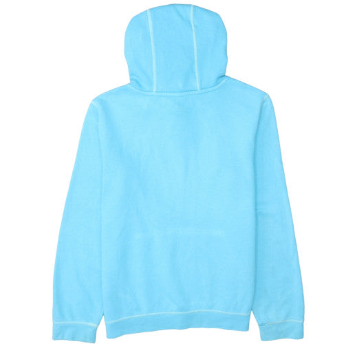 Nike Women's Blue Pullover Hoodie XL Just Do It Graphic Cotton Blend