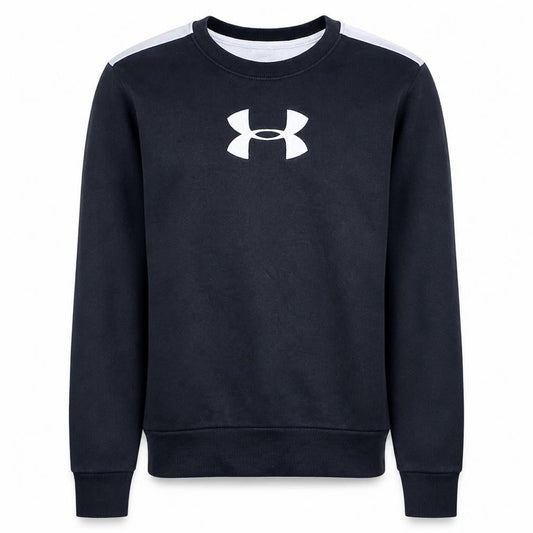 Under Armour Men's Black XS Pullover Crew Neck Logo Sweatshirt