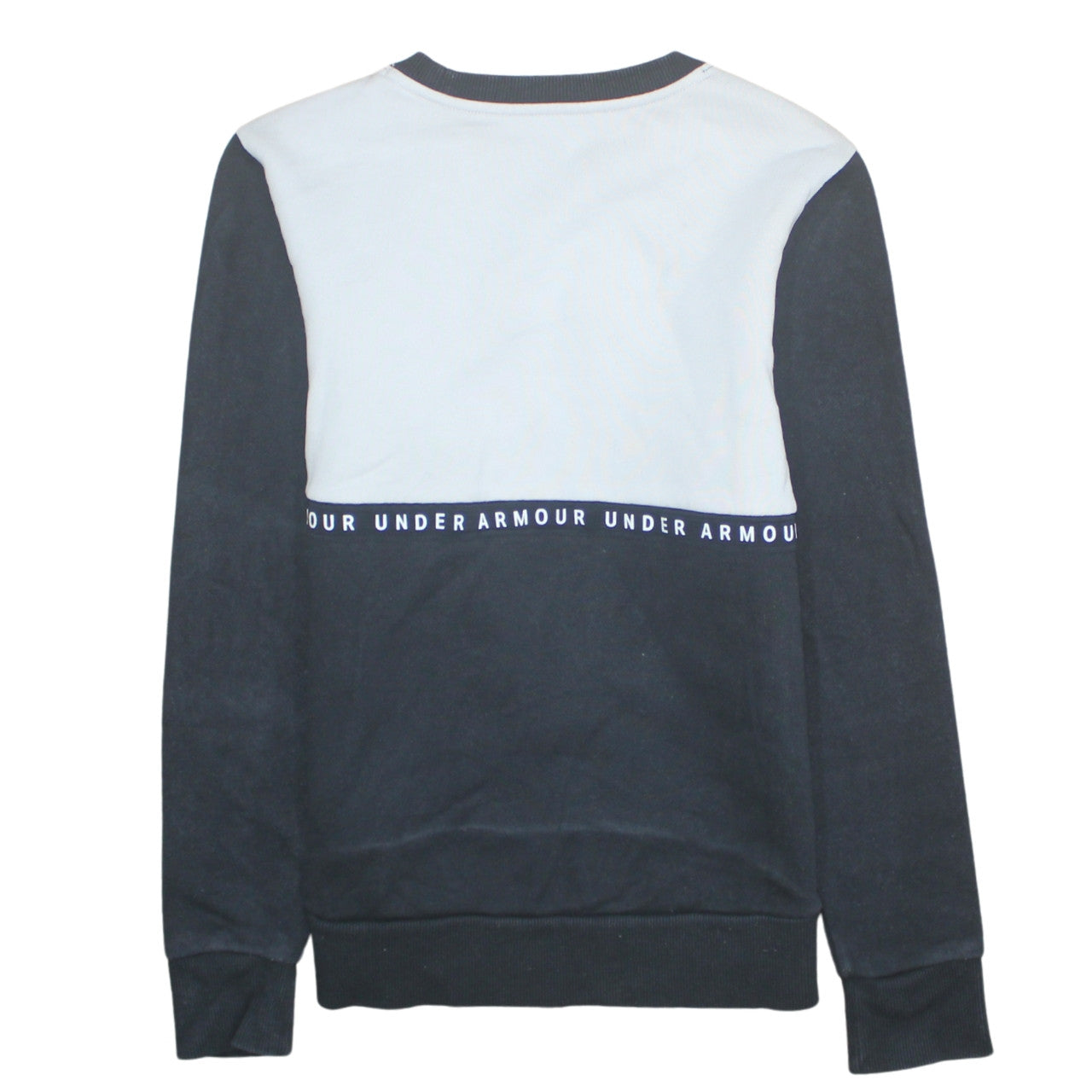 Under Armour Men's Black XS Pullover Crew Neck Logo Sweatshirt