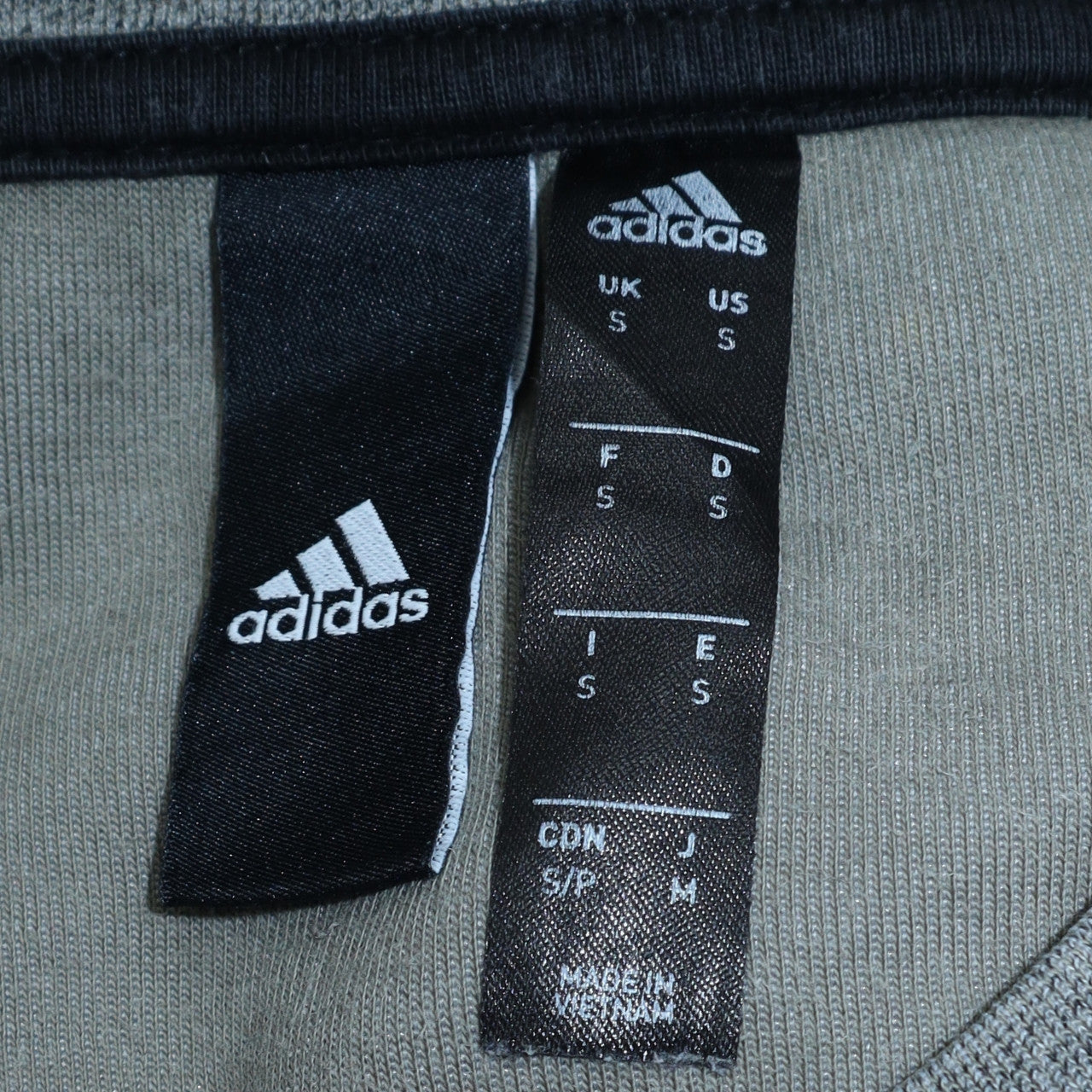 Adidas Men's Grey Pullover Sweatshirt Size S Regular Fit