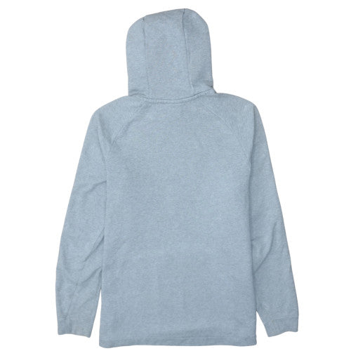 Nike Men's Grey Pullover Hoodie L Fleece Logo Sportswear