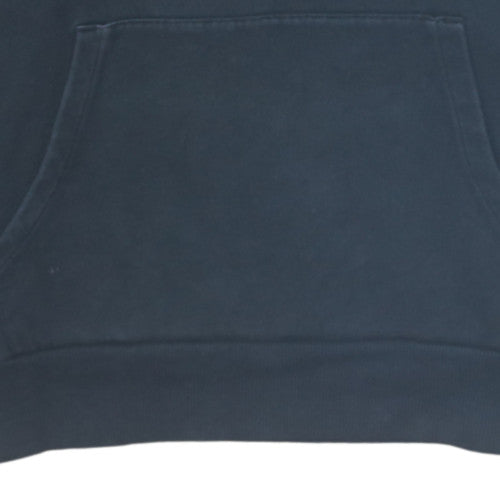 Levi's Boys Black Pullover Fleece Hoodie 16 Years Logo Print Casual Sweatshirt
