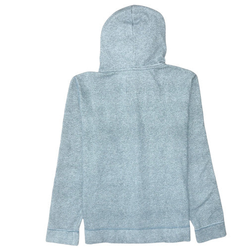 Hollister Men's Grey Full Zip Hoodie M Logo Surf Fleece Sweatshirt