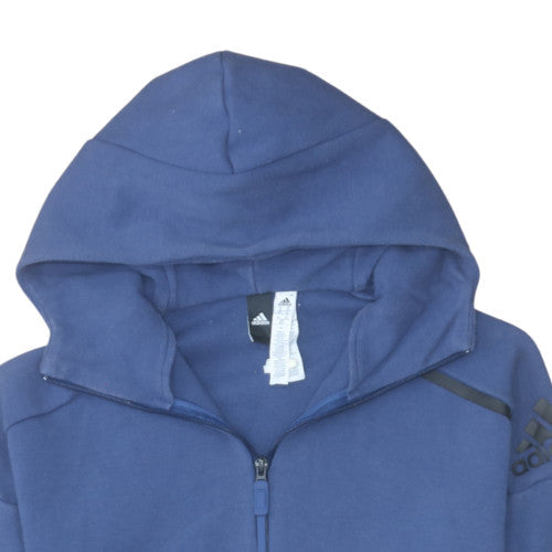 Adidas Men's Blue XS Full Zip Hoodie Sweatshirt