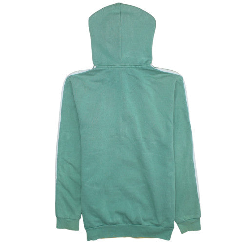 Adidas Men's Green 1/4 Zip Hoodie Size S Sports Fleece