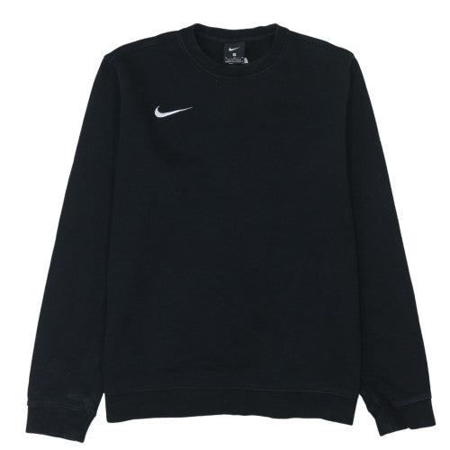 Nike Men's Black Pullover Sweatshirt Crew Neck Regular Fit M