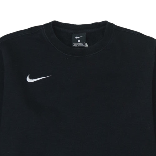 Nike Men's Black Pullover Sweatshirt Crew Neck Regular Fit M