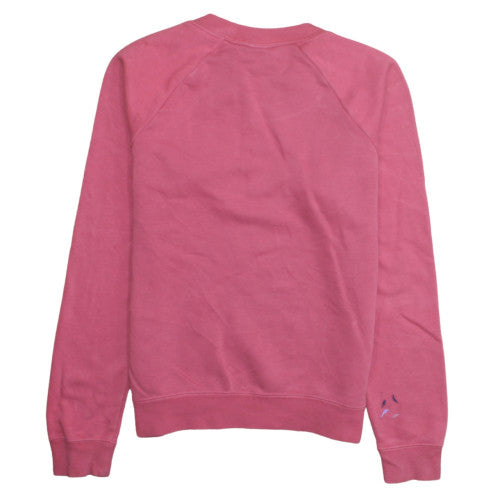 Nike Womens Pink XS Pullover Sweatshirt Crew Neck Logo Jumper