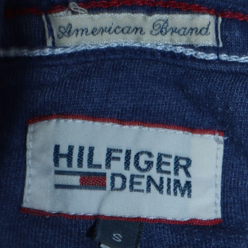 Hilfiger Denim Men's Blue Pullover Hoodie Size S Classic Graphic