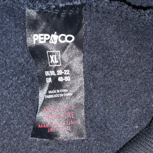 Pep&Co Women Black Mickey Mouse Pullover Sweatshirt XL 20-22
