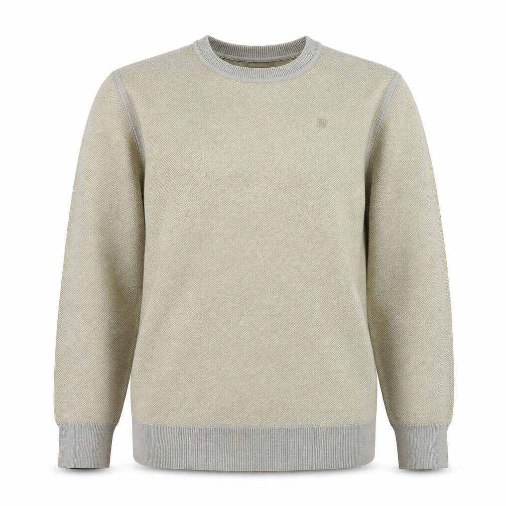 Freesoul Womens Beige Crew Neck Knit Jumper Size L