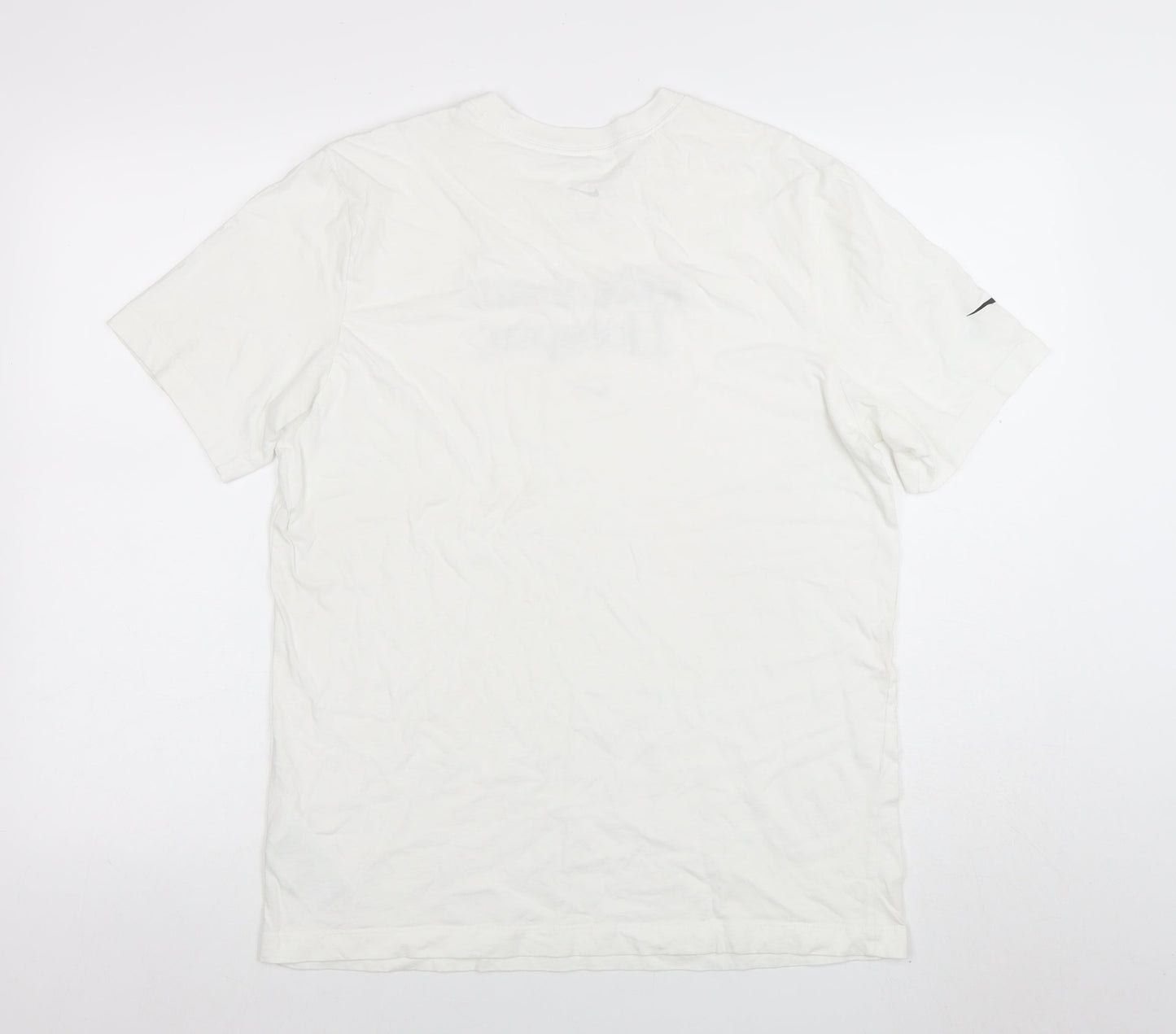Nike Men’s White Tottenham Hotspur Cotton T-Shirt Size M
