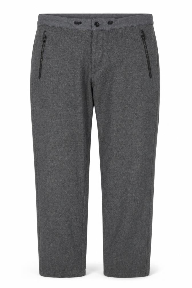 Jaeger Women Grey Wool Blend Straight Trousers M