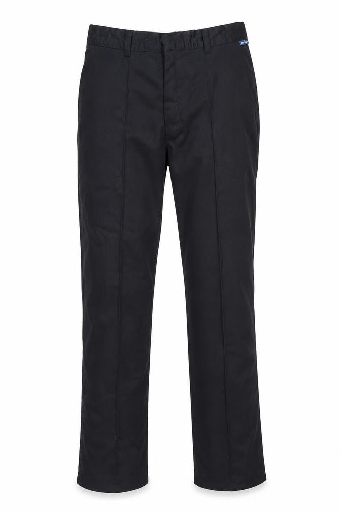 Portwest Men's Black Workwear Trousers Medium 30W 31L Polyester Cotton