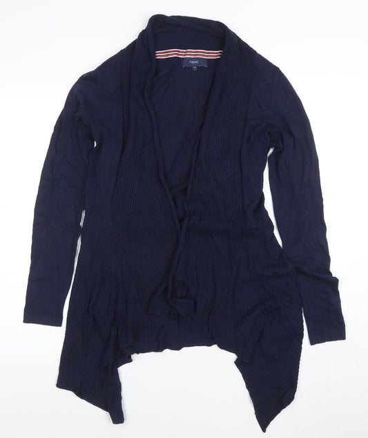 Next Women's Blue Open Front Knit Cardigan Size 10