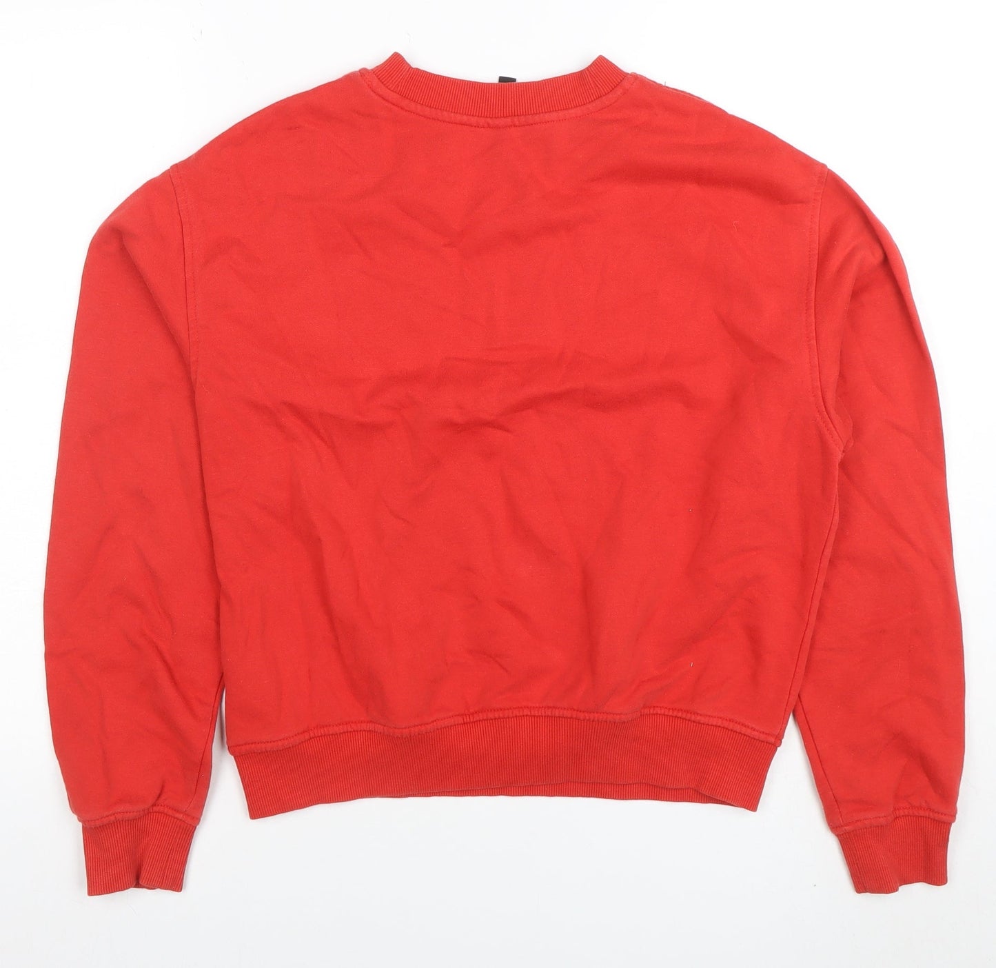 H&M Divided Women's Red Orlando USA 98 Pullover Sweatshirt Size 12