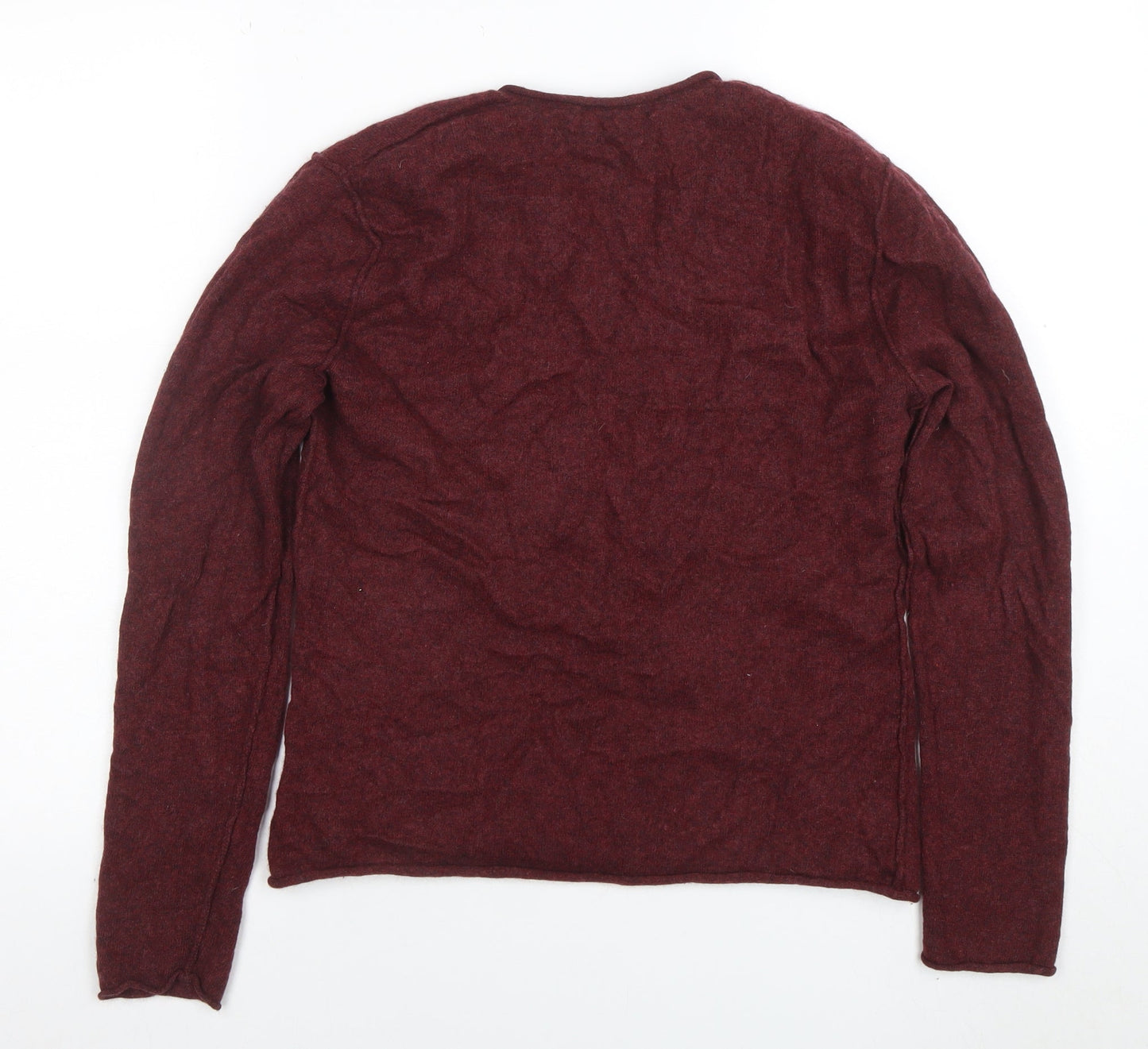 Deane & White Women's Red 100% Cashmere V-Neck Jumper Size M