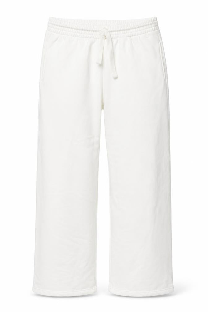PrettyLittleThing Womens White Regular Fit Jersey Sweatpants M