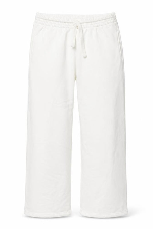 PRETTYLITTLETHING Womens White Regular Fit Jersey Sweatpants M