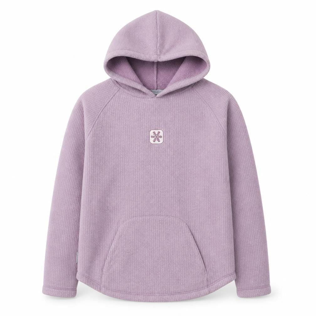 Outdoor Scene Women’s Purple Pullover Hoodie XL Polyester Blend Warm Fleece