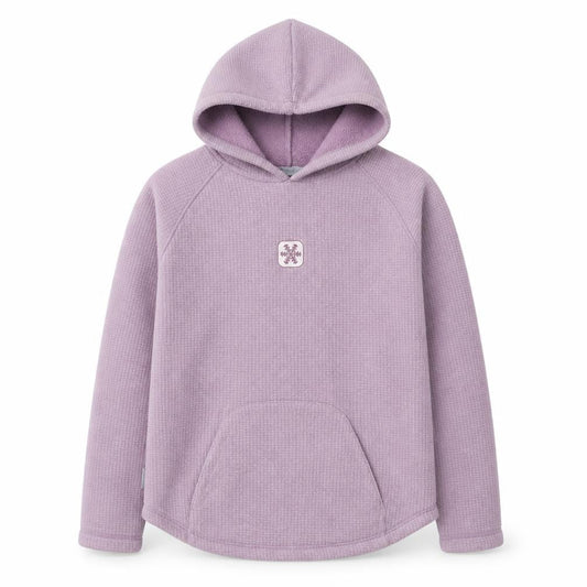 Outdoor Scene Women’s Purple Pullover Hoodie XL Polyester Blend Warm Fleece