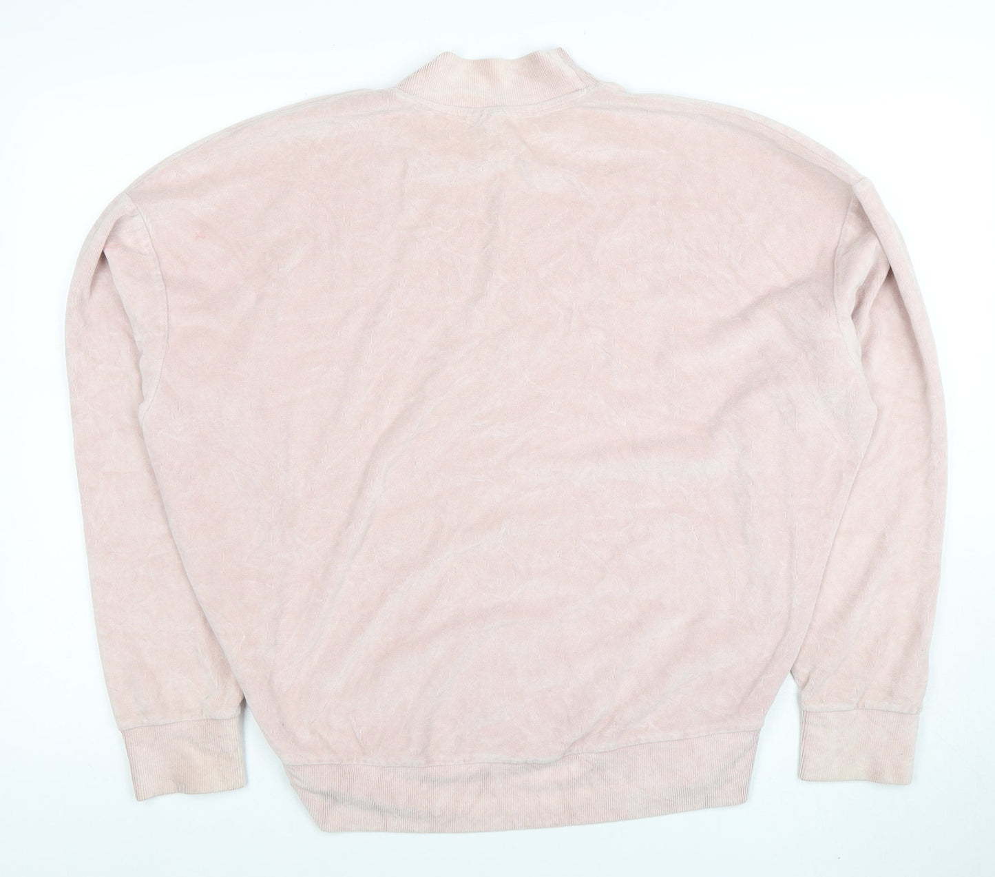 Topshop Women Pink Pullover Sweatshirt UK 10 Relaxed Fit
