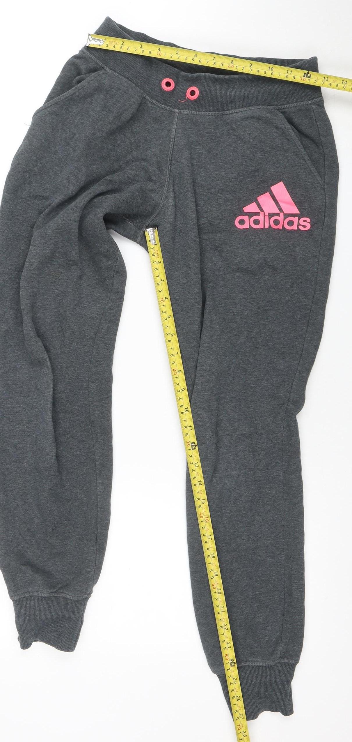 Adidas Womens Grey XS Jogger Sweatpants Activewear Trousers