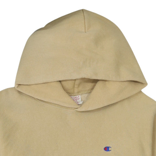 Champion Men's Beige Reverse Weave Pullover Hoodie Size L