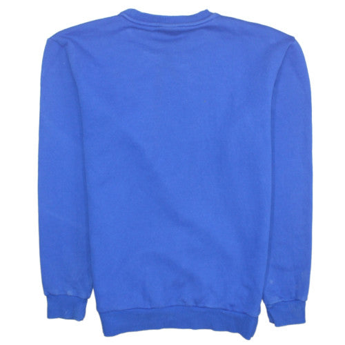 Ellesse Womens Blue Crew Neck Pullover Sweatshirt Size M