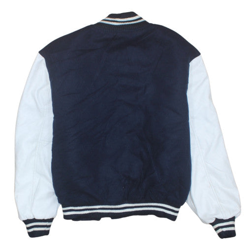 Mil-Tec Men's Blue White NY Varsity Baseball Jacket Size S