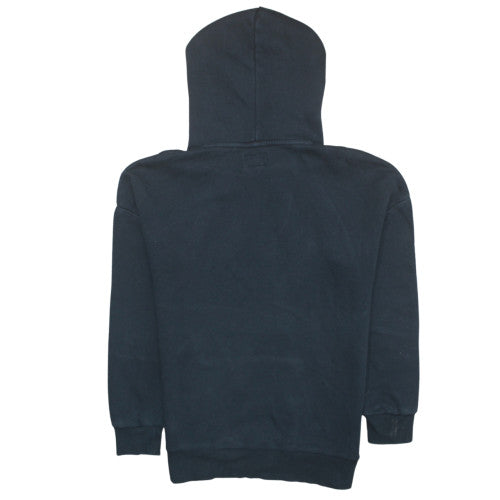 Converse Mens Black Pullover Hoodie XS Regular Fit Logo Fleece