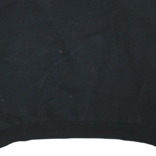 Puma Womens Black L Crew Neck Pullover Sweatshirt
