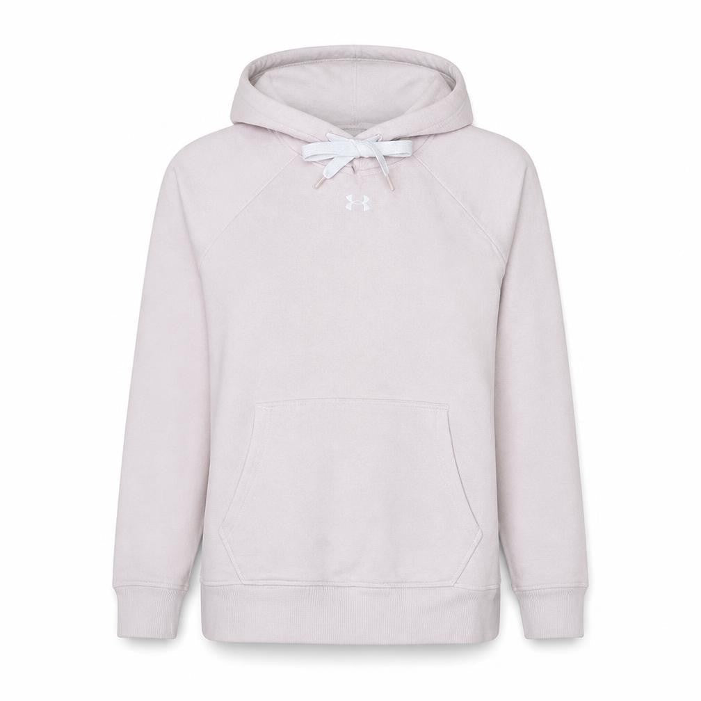 Under Armour Women Pink Hoodie Large Pullover Loose Fit Casual