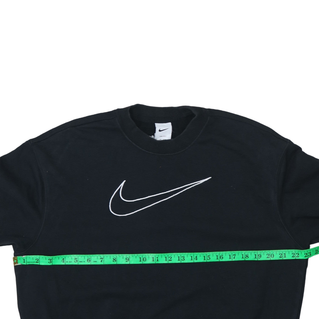 Nike Womens Black Dri-Fit Crew Neck Pullover Sweatshirt Size S