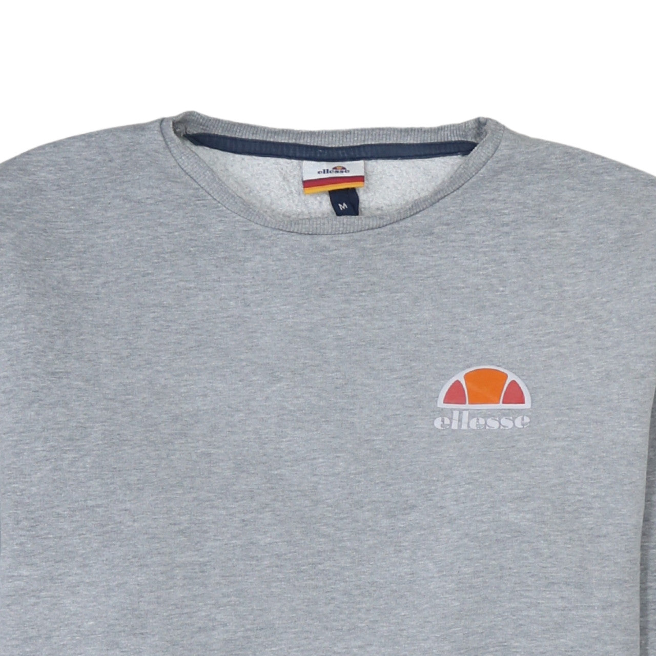 Ellesse Men's Grey Regular Fit Crew Neck Sweatshirt M