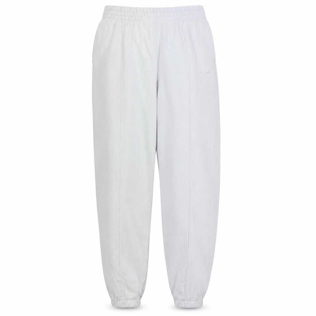 Nike Women's White Fleece Jogger Sweatpants Size S