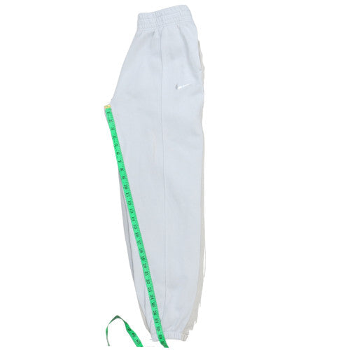 Nike Women's White Fleece Jogger Sweatpants Size S