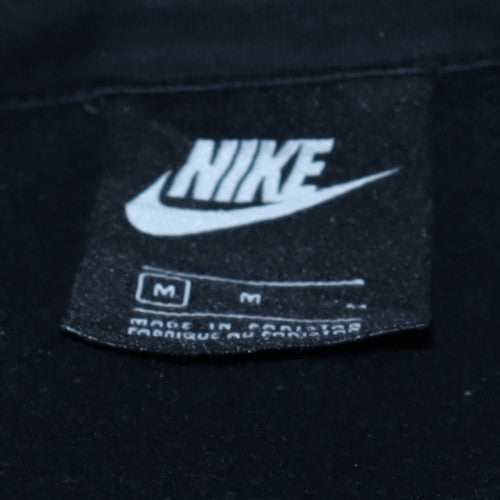 Nike Men's Black 1/4 Zip Collared Fleece Sweatshirt Size M