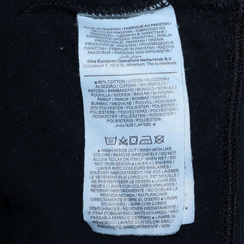 Nike Men's Black 1/4 Zip Collared Fleece Sweatshirt Size M