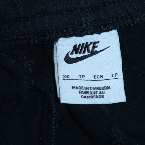 Nike Womens Black Fleece Jogger Trousers XS Elastic Waist Comfort Fit