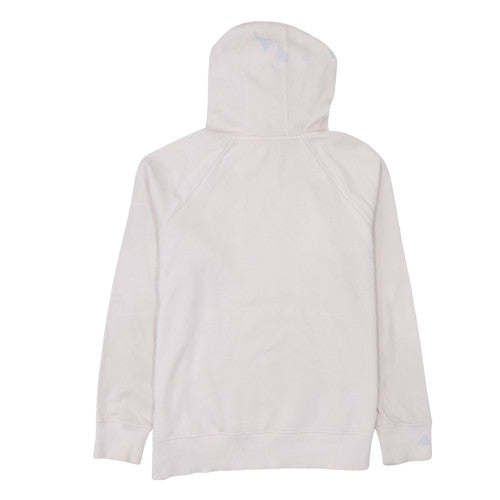 Under Armour Women's Beige Pullover Hoodie Size L Logo Design