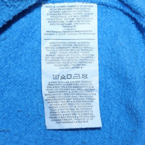 Nike Men's Blue Crew Neck Pullover Sweatshirt L Sports Fleece