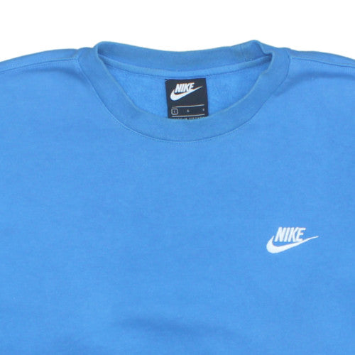 Nike Men's Blue Crew Neck Pullover Sweatshirt L Sports Fleece